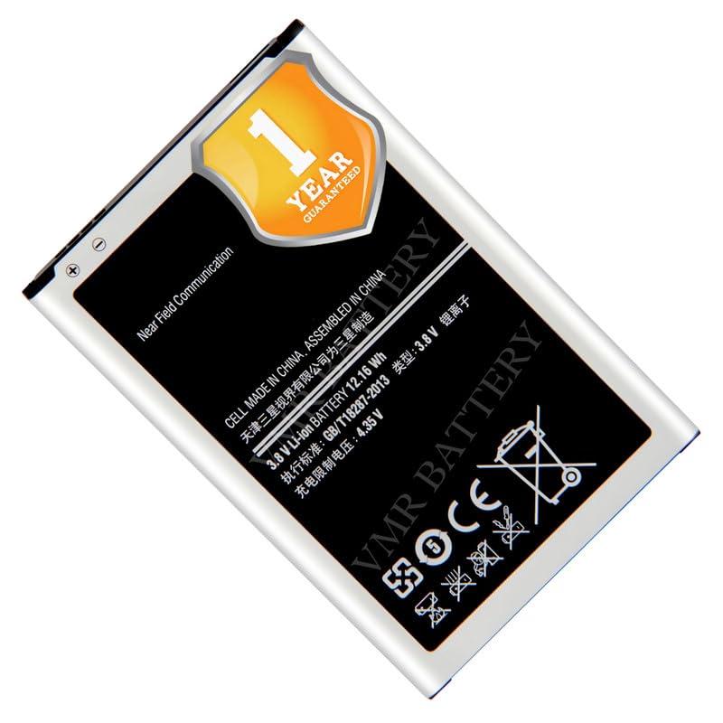 Image of Original EB-B800BC | EB-B800BE Battery Compatible for Samsung Galaxy Note 3 (SM-N9000, SM-N9002, SM-N9005) - (3200mAh) - 1 Year Warranty K7