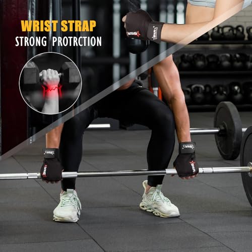 Image of STAR X Minati Wrist Support Gym Gloves Black for Men and Women