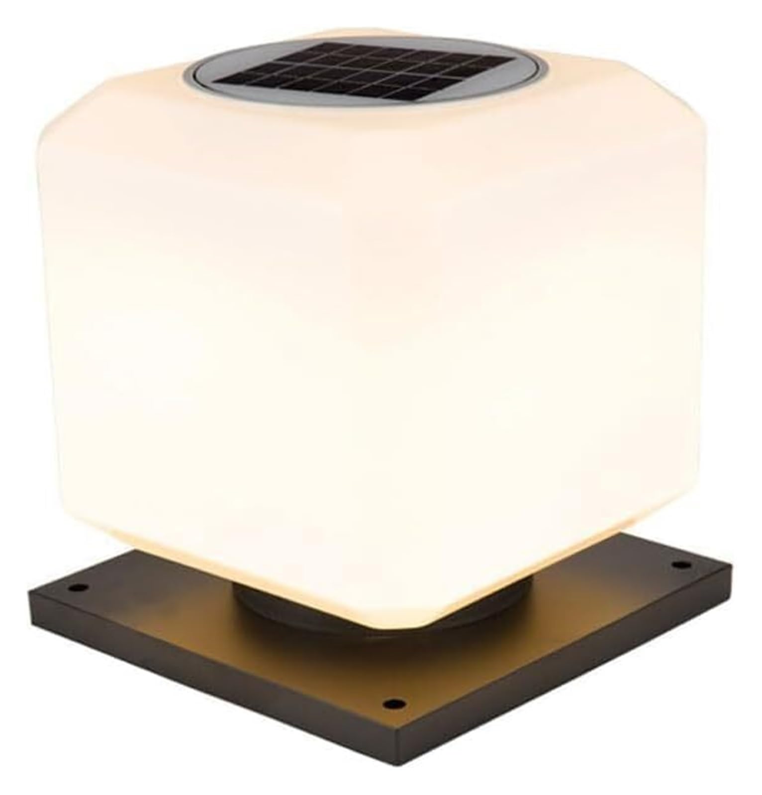 Pilier lampe extérieur contemporain blanc pour architecture moderne - 8
