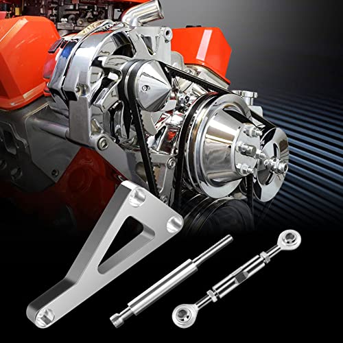 Sbc Alternator Bracket, Long Water Pump Lwp Aluminum Alternator Bracket Kit Polished For Chevy Sbc 350 Small Block Engine #TOP1