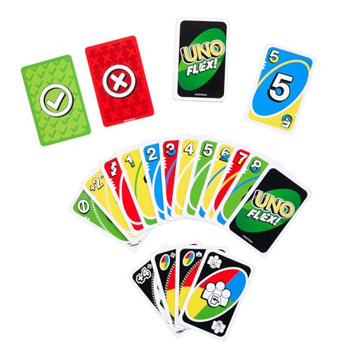 Mattel Games Bundle Pack - UNO Extreme! Kartenspiel (GXY75) + UNO Flex Kartenspiel (HMY99) mit Zufallsschleuder, Flex-Karten und Powerkarten für 2 bis 10 Spieler ab 7 Jahren – Bild 5
