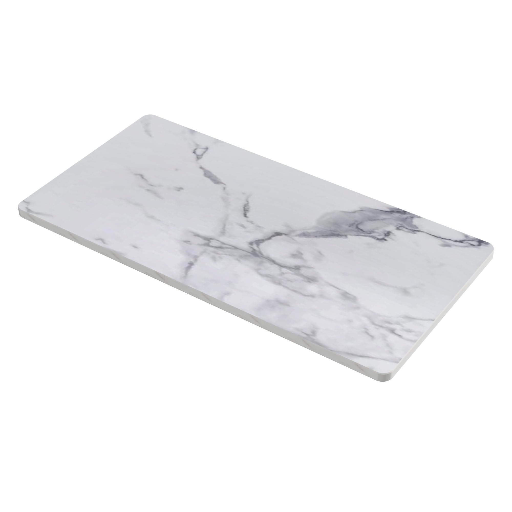 SANODESK Universal Tabletop 48"x24"x1" Thickness One-Piece Table Top Rectangular Particle Board for Standing Desk and Home Office Countertop DIY,