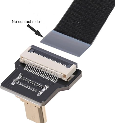 Vista 78 de chenyang Grosor 0.012 in Paso 0.020 in 20Pin Cinta Flexible Cable plano 1.64FT/0.5M para conector HDMI, Raspberry Pi, GoPro, Mini Display, Dron