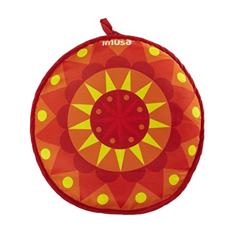 Imusa MEXI-10007 Cloth Tortilla Warmer, Cotton, Yellow/Red/Orange Cover