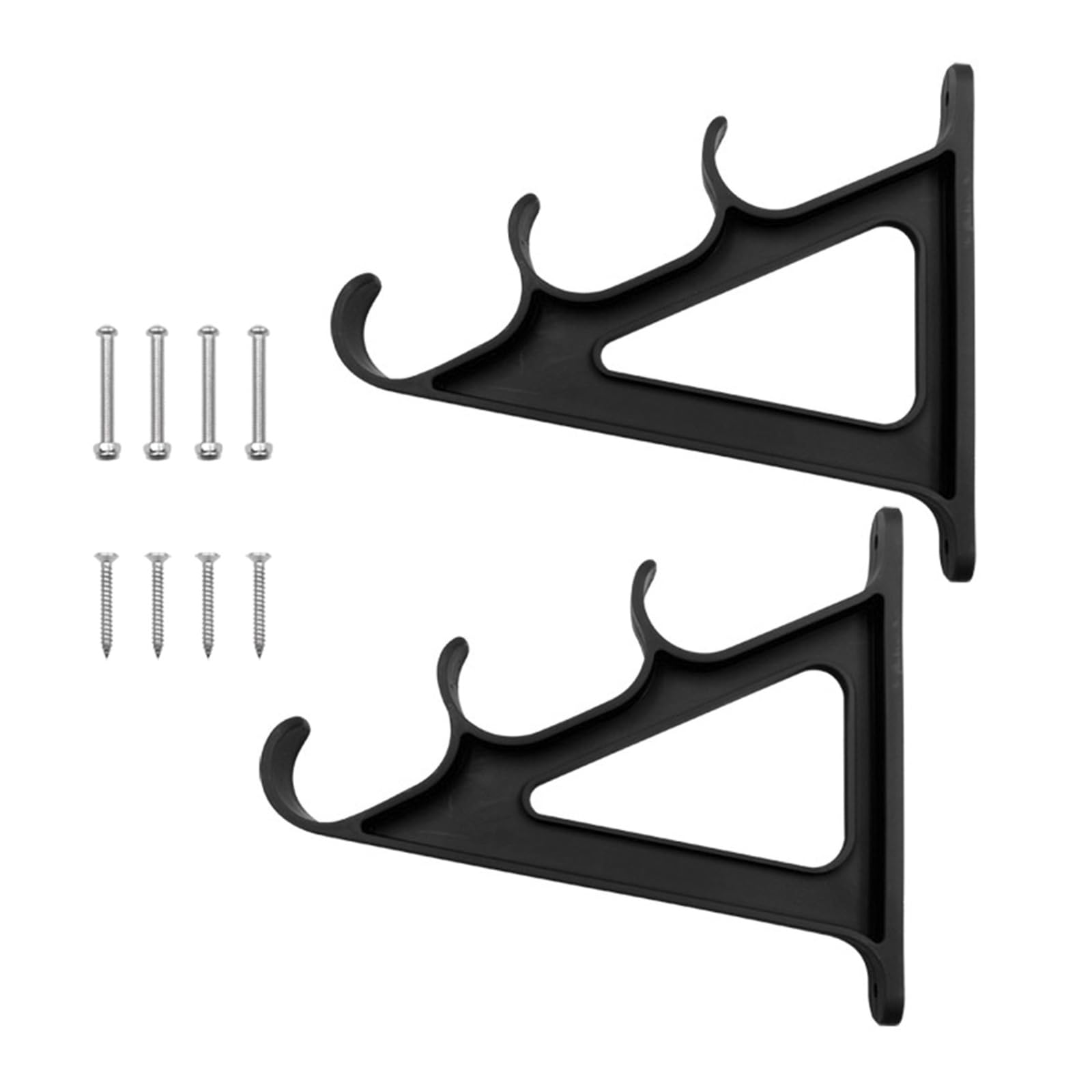 NPYQ Horizontals Fishings Rod Holder Wall Mounted Poles Stand 3-Position Fishing Storage Rack for Garage,Wall Space Saving Stand