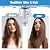LCEVCGK 2 Pack Shower Filter for Hard Water, High Output Filtration Removes Chlorine, Fluoride, Heavy Metals & Odor, Universal Shower Head Filter System for Skin & Hair Care, Chrome Finish