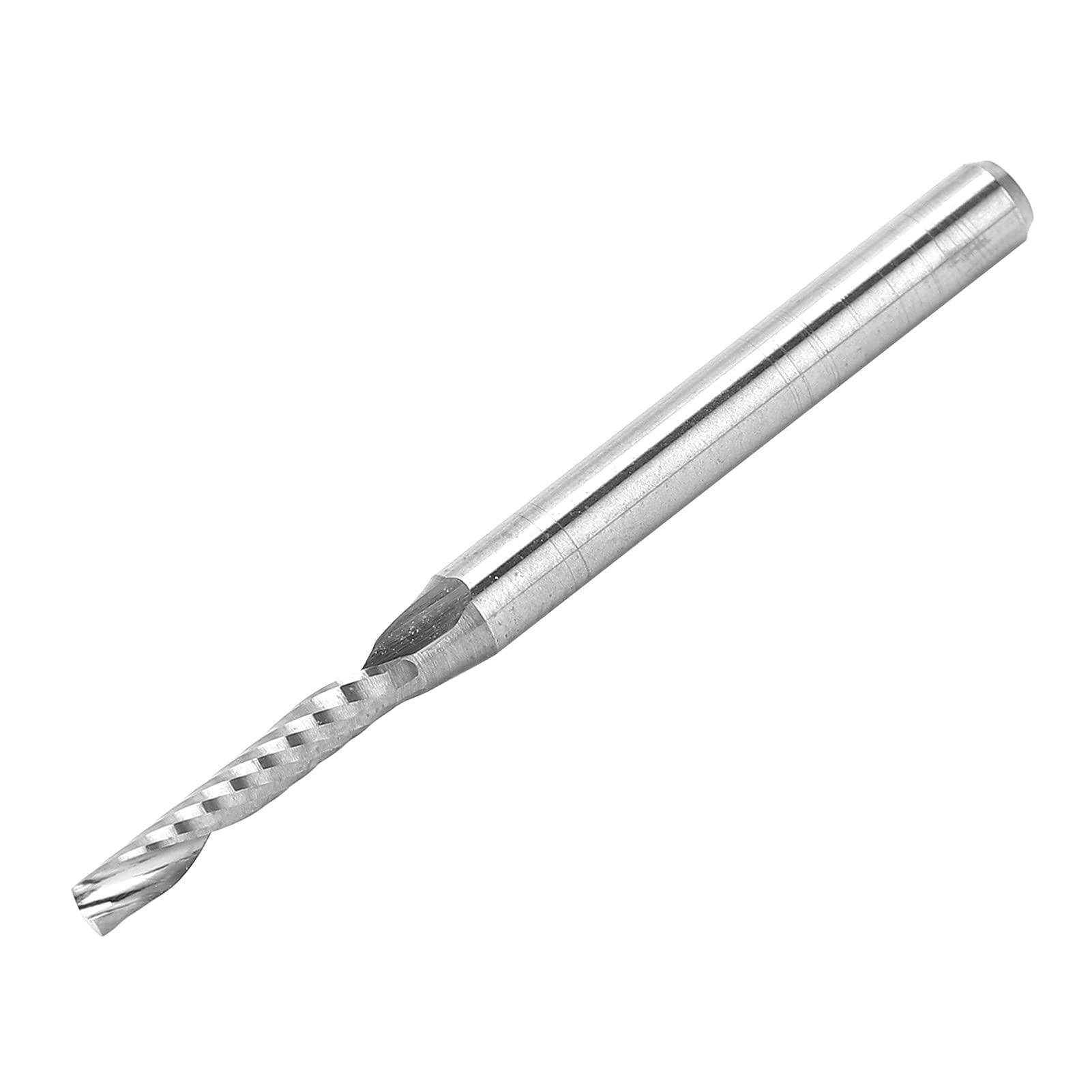 Hyuduo Frezy Spiralne, Frez Jednoostrzowy ze Stali Wolframowej do Precyzyjnego Rzeźbienia w Drewnie, trzpień 3,175 Mm, Używany Przez Stolarzy