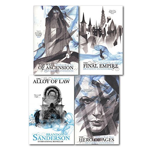 Brandon Sanderson Mistborn Novel Collection 4 Books Set, (The Hero of