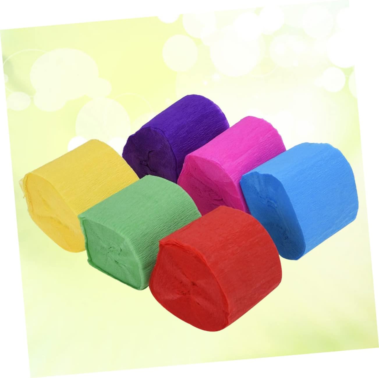 Rolls Pack Crepe Paper Party Streamer Decorations 25m for Summer