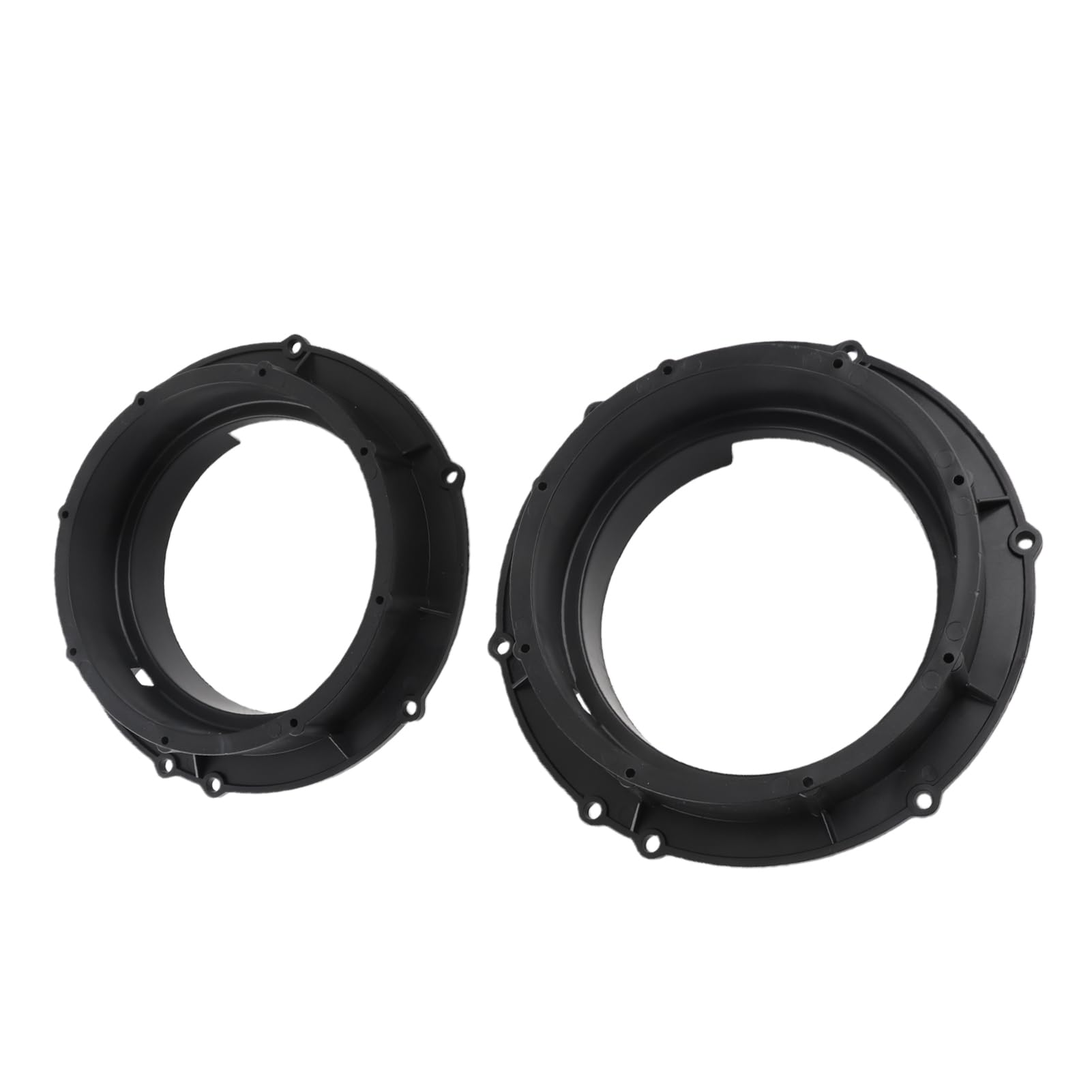Anillos Adaptadores de Altavoz, Soporte de Montaje de Altavoces de Coche Antiarañazos 2 Piezas/Juego a Prueba de Polvo para Reemplazo de Coche para Puerta Delantera 2007-2011
