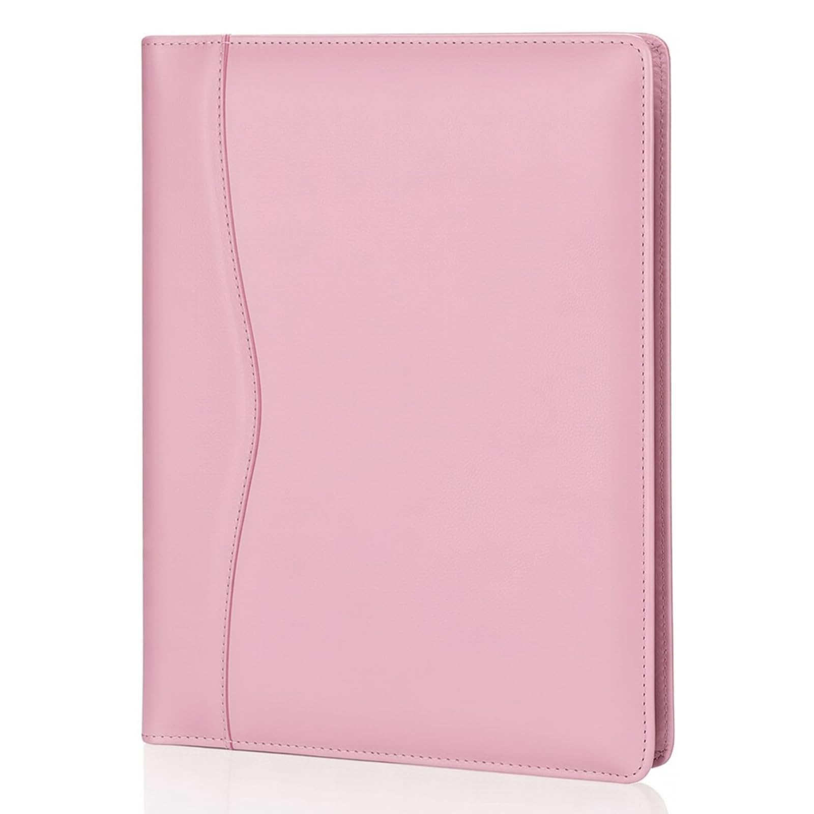 Leather Portfolio Folder Padfolio, Business Padfolio Organizer Document Planner Portfolio Binder Storage Pocket for Legal Pad Holder Paperwork Phone