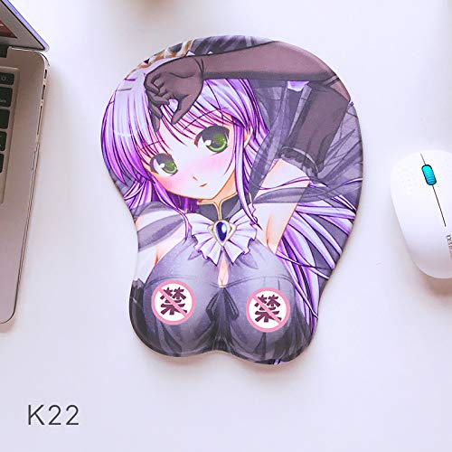 Preisvergleich Produktbild Computer-Notizbuchhandauflage-Silikon... des netten Mädchenbüros des Mauspadhandgelenks kreative, K22