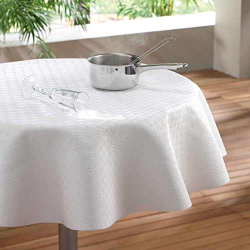 PENSIERI DELICATI Tovaglia 140 x 190 cm Made in Italy, Telo Copritavolo 100% Cotone Puro Riciclato Tinto in Filo, Fantasia Tinta Unita Grigio, Tovaglia Rettangolare Ecologica