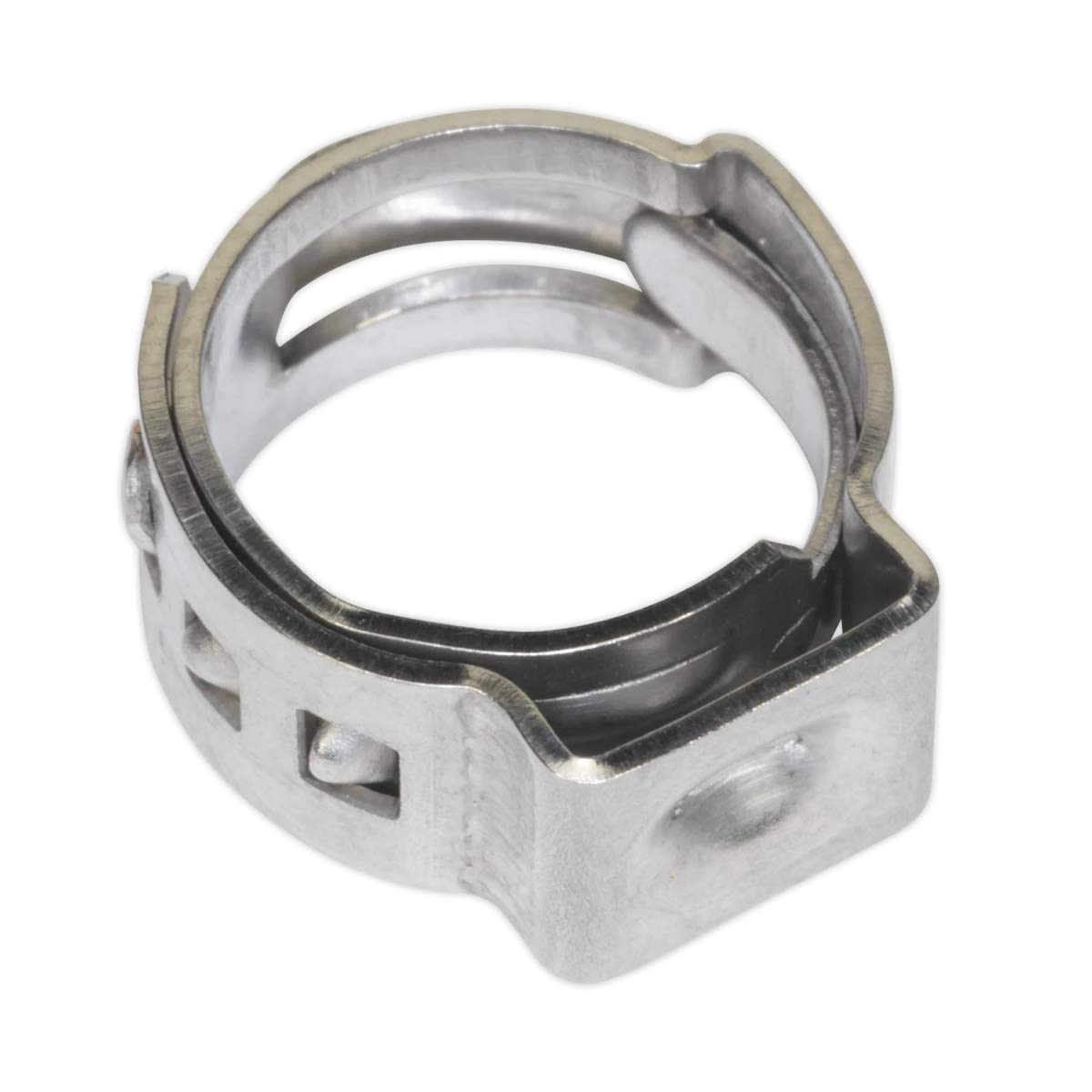Sealey Silver Ocse911 O-Clip Single Ear Ø9.8-11.8Mm Pack Of 25