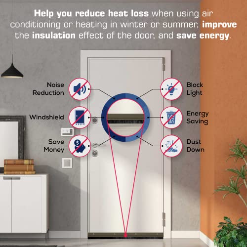 Brown Aluminum With 3/4" Black Brush Door Sweep (3 Ft Brown) #TOP2