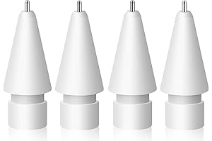 Precise Replacement Tips for Apple Pencil & Logitech Crayon (4 Pack, 0.72mm)