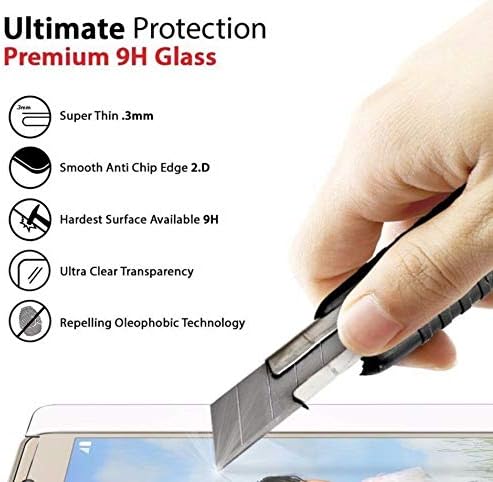 [BISEN] Fit For iPad 10.2 (9th Gen, 2021), iPad 10.2 (8th Gen, 2020), iPad 10.2 (7th Gen, 2019), iPad 8 (2020), iPad 7 (2019) Tempered Glass Screen Protector [Anti-Glare Matte Anti-Fingerprint], Anti-Scratch, Shatterproof, Lifetime Protection