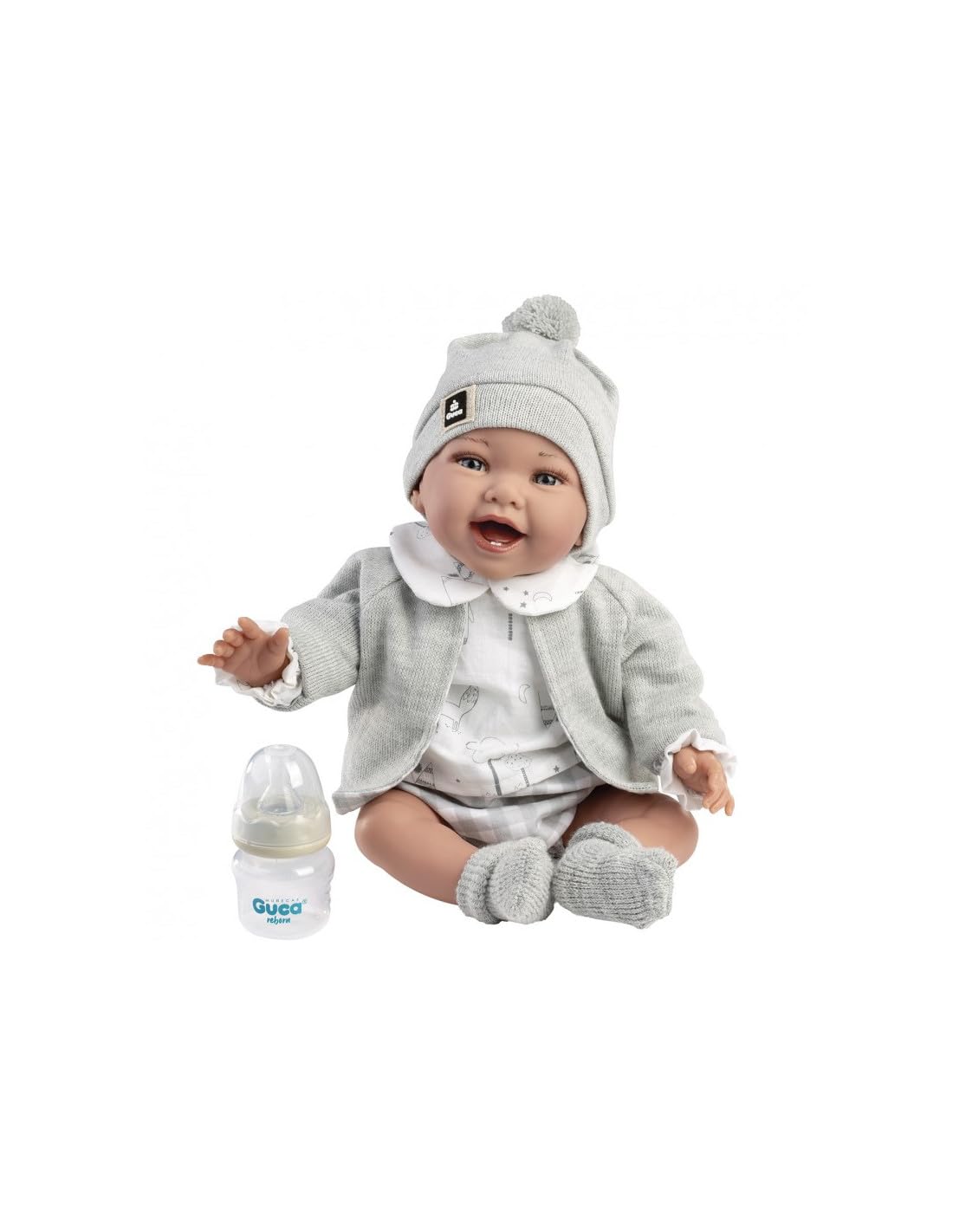 MuÑeca Zuri 42cm. Traje Gris