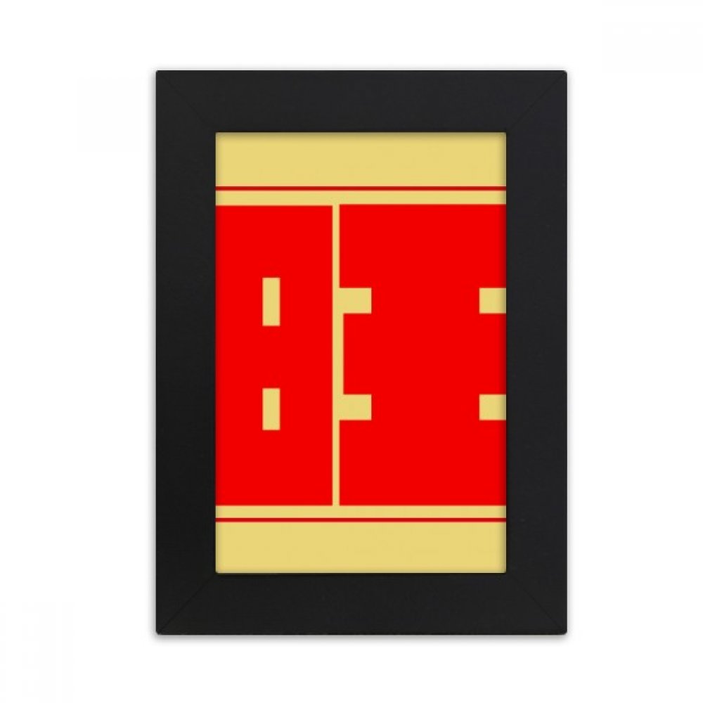 Cadre photo noir de bureau pour photo 10x15 cm style Nouvel An Chinois