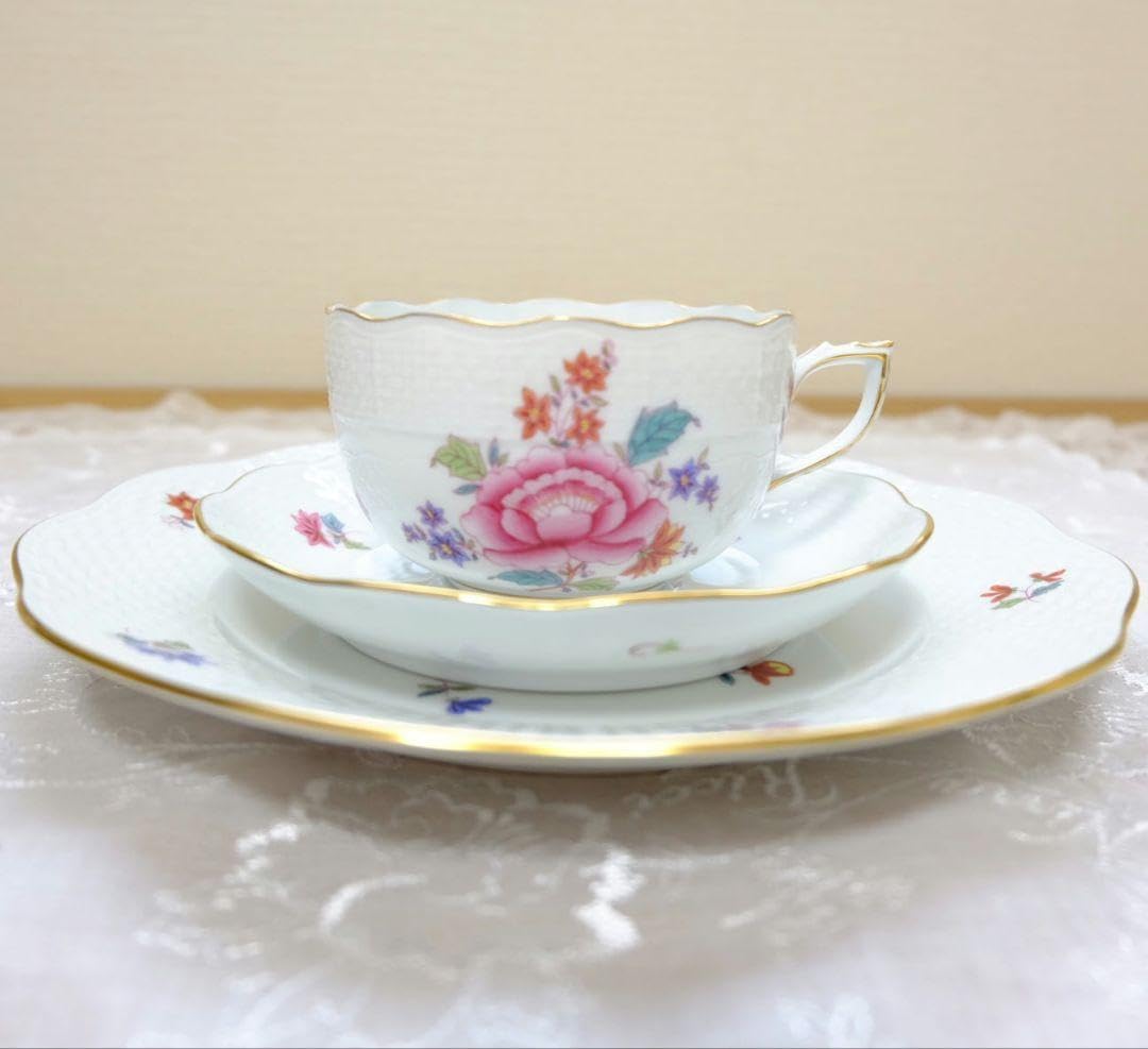 海うー特価』 中国食器 紅玫瑰 メイ・クイ・ホン ティーセット 21点