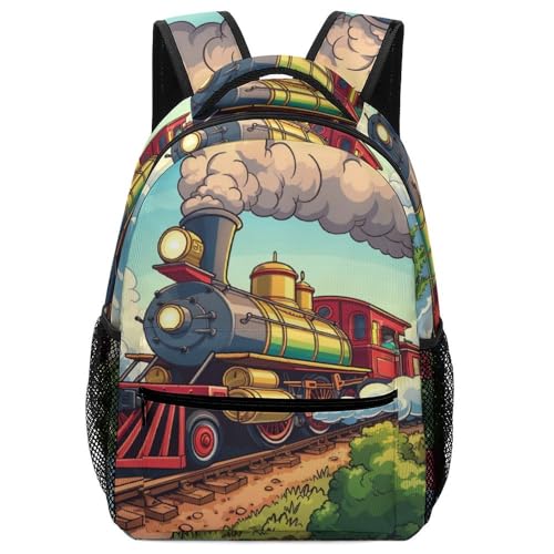 Cartable train enfant avec bretelles confortables pour l'école primaire