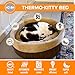 K&H Pet Products Thermo-Kitty Bed Heated Cat Beds for Large Indoor Cats & Dogs, Calming Warming Pillow Pet Bed, Machine Washable, Removable Heater, Safety Listed - Large 20