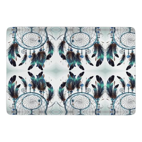 Tapis de bain super absorbant attrape-rêves pour douche