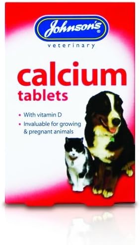 Johnsons Vet Calcium and Vitamin D Tablets, Pack of 40 A010