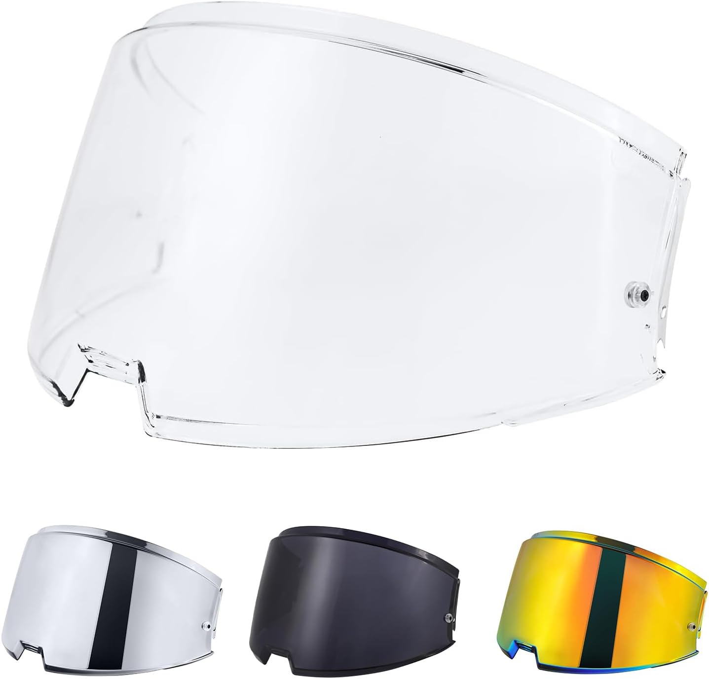 Helmet Visor for Advant FF906 Motorcycle Outer Face Shield Replacement Accessories (Clear)