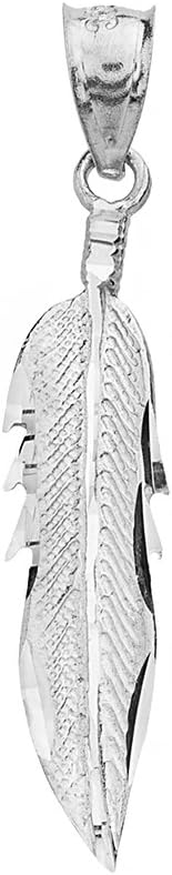 Claddagh Gold Bohemia Leaf Feather Pendant Necklace