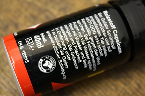 Pfefferspray MFH in 40 ml Sprühflasche für Selbstverteidigung