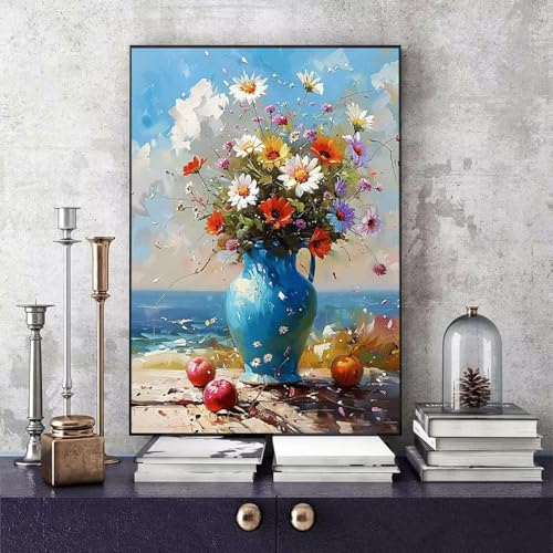 G ԕr Paint by Numbers e yCgoCio[ l S DIY G fW^G NGCeBuEH[A[g 3 ̃yCguV ̃Zbg̃AN痿 CeA Ǐ 60x80 cm (t[X) -