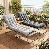 KernGut Folding Lounger,Sonnenliege Klappbett Gästebett Klappbar...