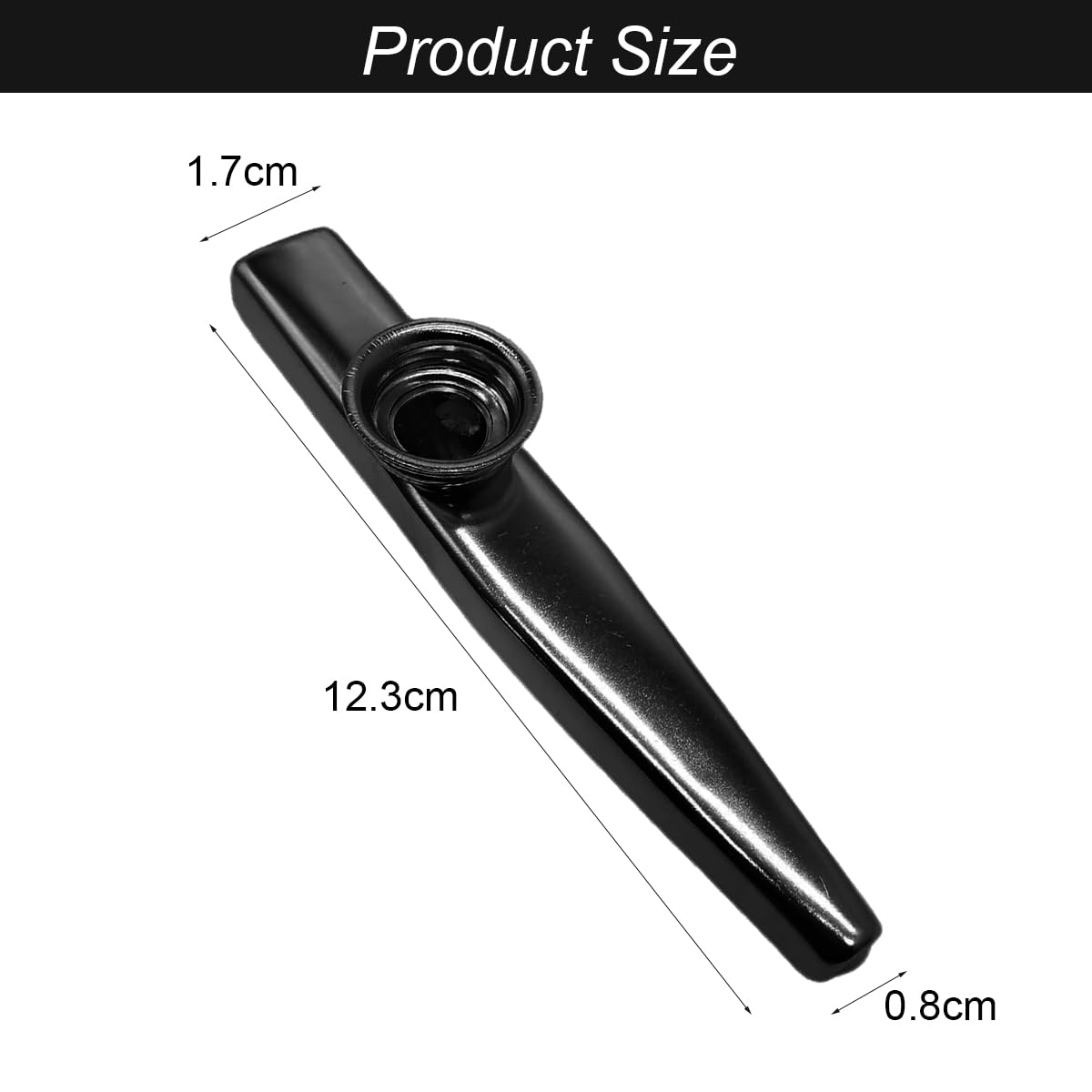 Kazoo In Metallo Per Bambini - Strumento Musicale Portatile Con 16 Membrane, Facile Da Usare - Foto 10