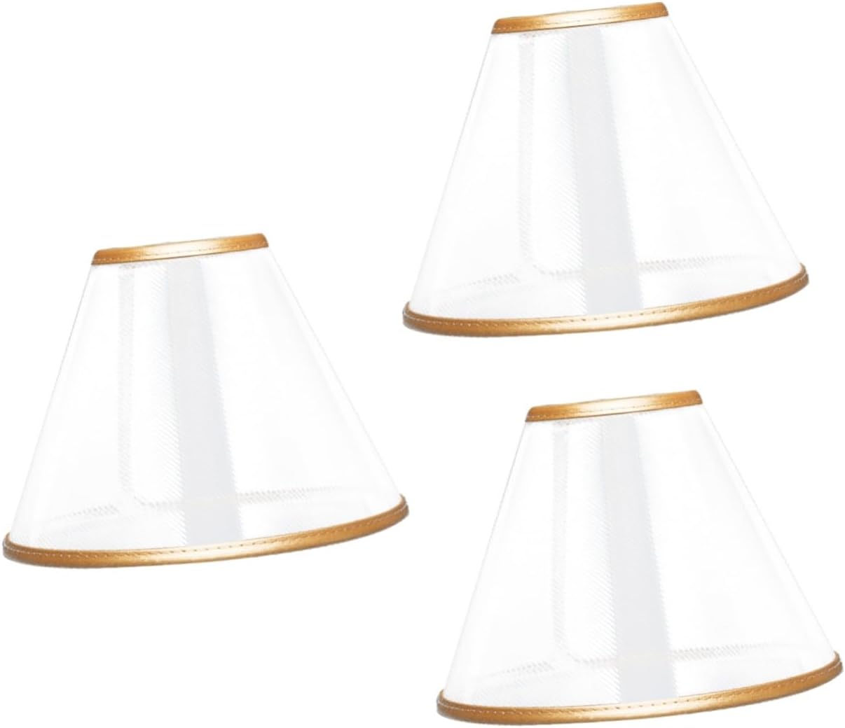 Angoily 3pcs Wide Dog Collar Bite Pet Recovery Scratch Neck Collar for Puppies and Dogs