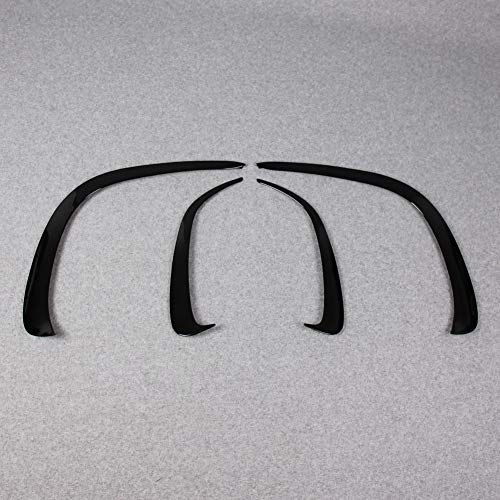 Beautost for Mercedes-Benz GLE 350 450 W167 2020 2021 2022 Front+Rear Side Fender Vent Air Outlet Fog light Bezel Cover Trims Black