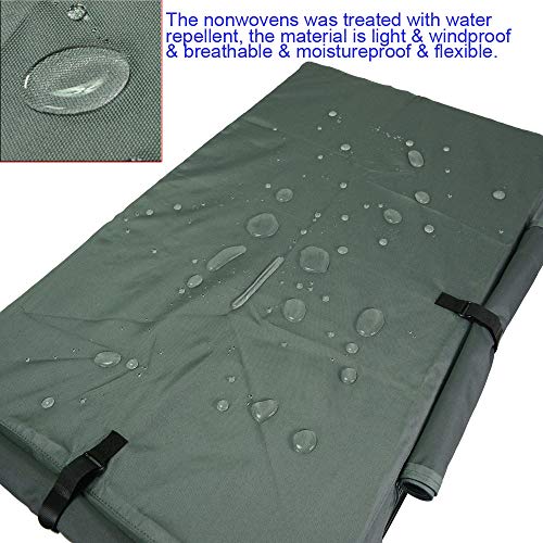 TOPEIUS Dog Crate Cover Cage Cover for 48inch Double Door Wire Crate, Durable Waterproof Pet Kennel Covers with Mesh… - Image 5