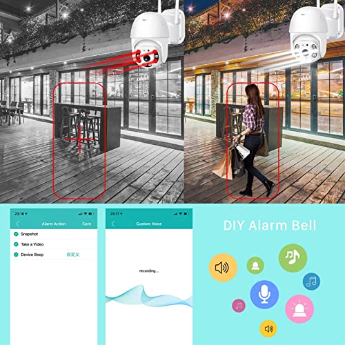 Cámara de vigilancia 4G exterior con tarjeta SIM y zoom 5X para seguridad continua 7