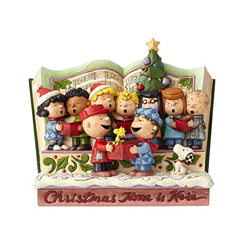 Enesco 6000983 Jim Shore Peanuts Christmas Storybook Figurine 7.5 Inch Multicolor cover