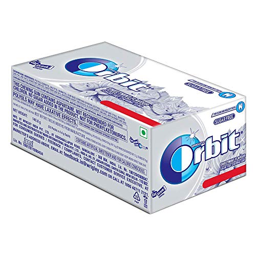 Image of Orbit Sugar Free Chewing Gum, Sweetmint, 140g (Pack of 20)