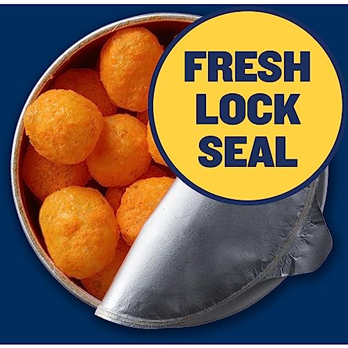 Image of PLANTERS Original Cheez Balls Cheese Flavored Snacks, 2.75 oz Canister (Pack of 12)
