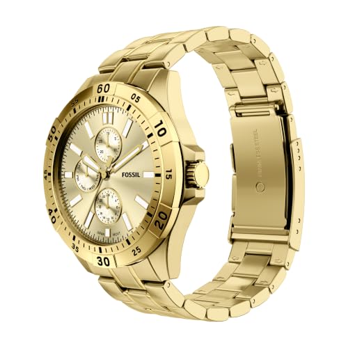 Image of Fossil Garrett Multifunction Stainless Steel Watch for Men