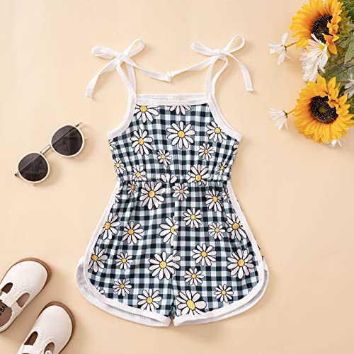 Roupas de verão de 18 meses, meninas, sem mangas, macacão, estampas florais, macacão, roupas, bebê,