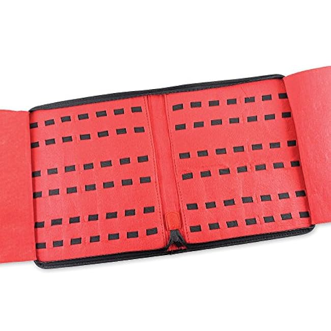 UNITED CUTLERY Large Pocket Knife Storage Case Faux Leather Exterior Felt-Lined Interior