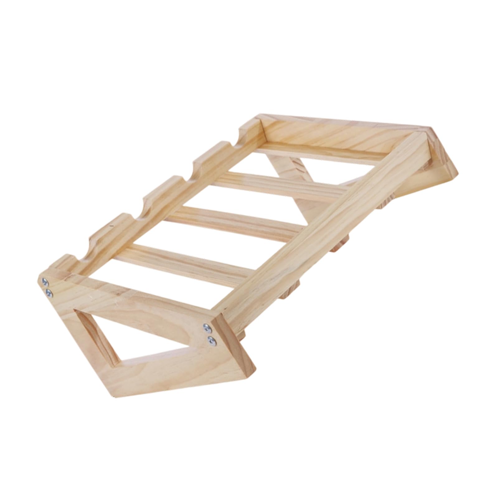 MALSSE Classical Wooden Wine Bottle Display Stand for Living Room Kitchen Pubs Decors Sturdy Storage Organizers Shelf Premium Wooden Wine Rack