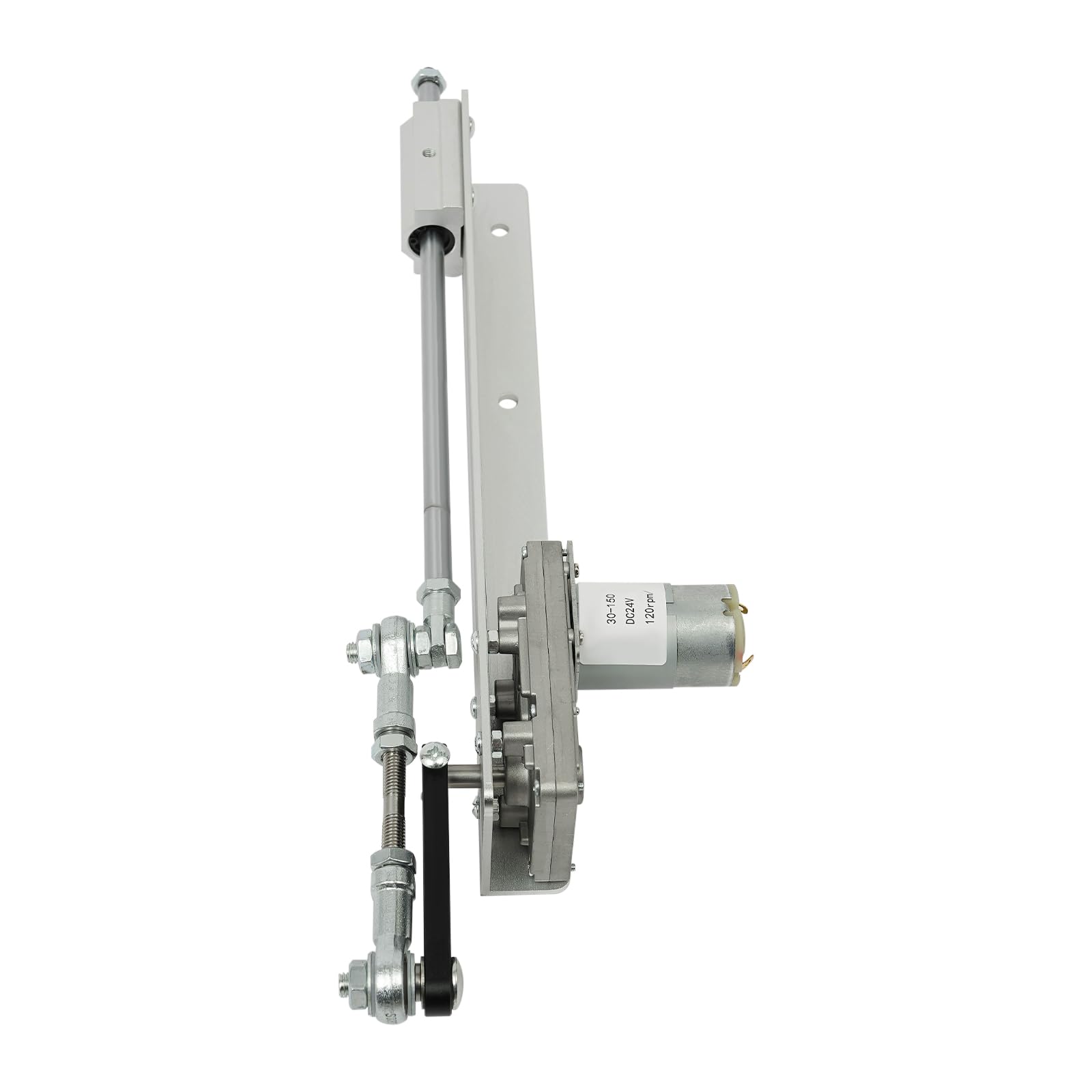 Hubkolben Linearaktuator, DC 24V 120RPM Elektromotor Linearantrieb, Getriebe Einstellbarer Teleskop DIY Motor mit Drehzahlregler Hub 3-15cm