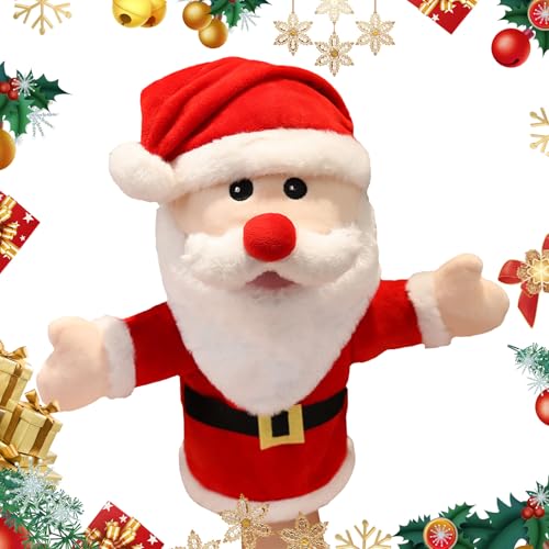 PLUSHCEWT Weihnachten Handpuppen Santa Schneemann Rentier Spielzeug...