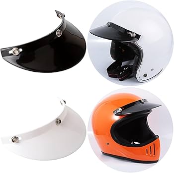 Amazon.co.jp: ヘルメットバイザー (White) : 車＆バイク