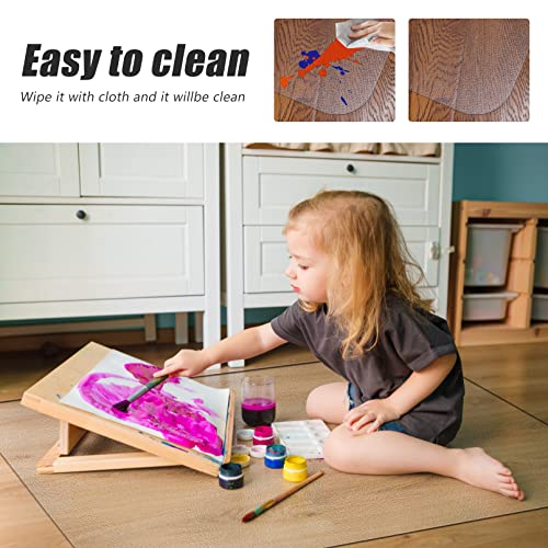 Nctoberows Clear Chair Mat For Hard Floor, 36" X 48" Pvc Desk Chair Mat - Heavy Duty Floor Protector For Office & Home, Easy To Clean #TOP5