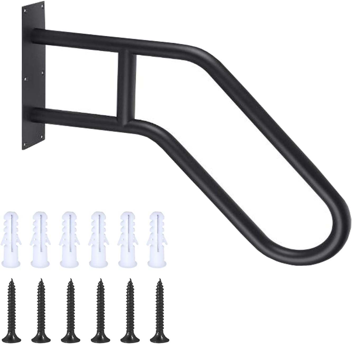 HeavyDuty NonSlip Handrails Handrails for Outdoor Steps Wall Mounted